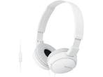 Sony Mdr-zx110ap Wit, Verzenden, Nieuw, Op oor (supra aural), Sony