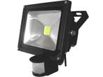 20W LED / PIR schijnwerper Koud Wit / 6500K, Ophalen of Verzenden, Nieuw