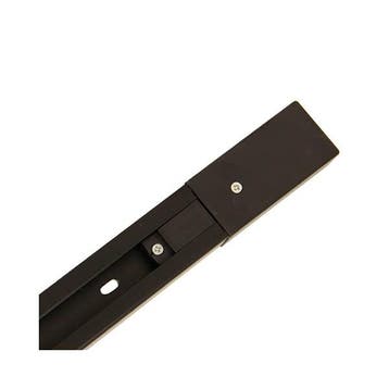 LED Spanningsrail/Railsysteem 1-Fase Aluminium Zwart 1m IP20, Ophalen of Verzenden, Nieuw, Overige fittingen