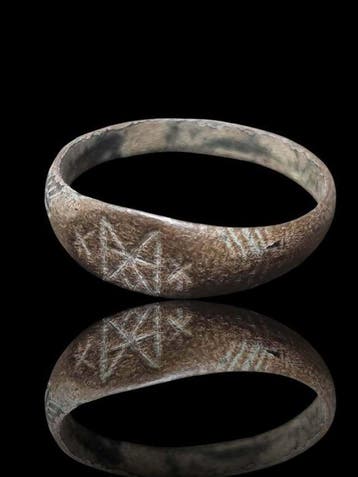 Byzantijns Rare Empire Seal Ring (Zonder minimumprijs)