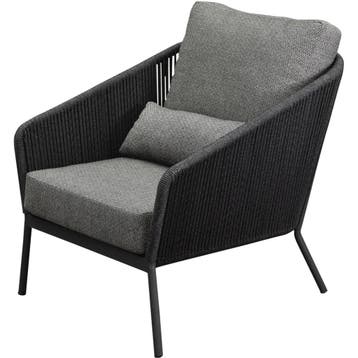 Costa lounge tuinstoel antraciet rope, Ophalen of Verzenden, Nieuw