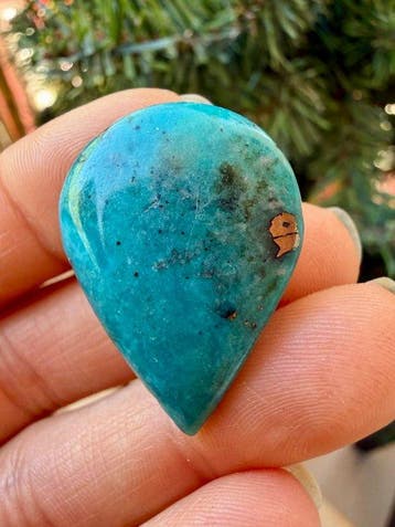 Turquoise Echte edelsteen! Topkleur Neishabour Turkoois