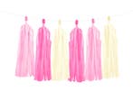 Tassel slinger roze/crème - 1,5 meter, Ophalen of Verzenden, Nieuw