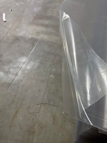 Plexiglas platen 3mm dik, Ophalen, Nieuw, Overige materialen, Minder dan 20 mm
