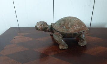 Figuur - P. Chenet - Schildpad - 13,5 cm - Brons