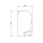 Thule 8000 230V 500 Geanodiseerd-Mystic Grey, Ophalen of Verzenden, Nieuw, Thule