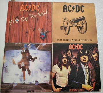 AC/DC - 4x Albums - Diverse titels - LP - 1979, Nieuw in verpakking