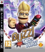 Buzz! Quiz World PS3 Garantie & morgen in huis!, Spelcomputers en Games, Ophalen of Verzenden, Zo goed als nieuw, Muziek