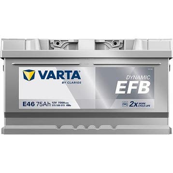 Varta Auto accu 12 volt 75 Ah EFB Dynamic type E46, Auto-onderdelen, Ophalen of Verzenden, Nieuw
