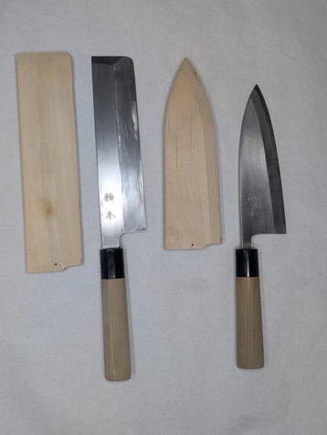 Keukenmes - Staal, Hout - Japan - Traditioneel Japans