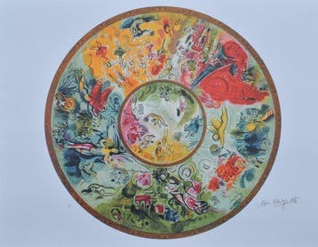 Marc Chagall (1887-1985) - Le plafond de lopéra Garnier