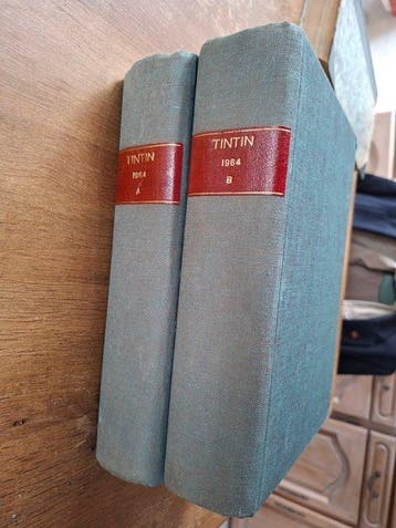 Tintin (magazine) - Année 1964 complète - 2 Reliures amateur, Nieuw
