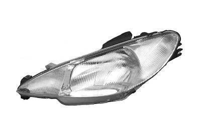 Peugeot 206 H4 Koplamp Rechts (Koplampen), Auto-onderdelen, Verlichting, Nieuw, Peugeot, Verzenden