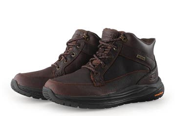Skechers Veterboots in maat 43 Bruin, Kleding | Heren, Schoenen, Bruin, Verzenden, Boots, Zo goed als nieuw