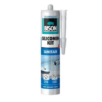 Siliconenkit | Bison | Transparant, Verzenden, Nieuw