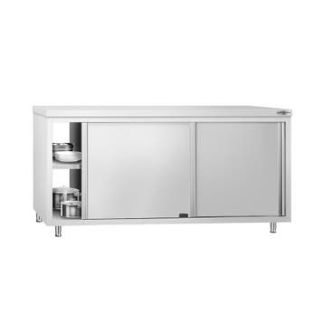 GGM Gastro | Gesloten RVS werktafel PREMIUM - 1800x600mm - |, Verzenden, Nieuw in verpakking, Meubilair