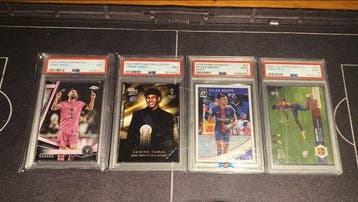 2024, 2018, 2020/21 Topps Graded card - PSA 9 - 4 Graded, Nieuw