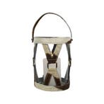 *windlicht koe hengsel bruin/wit 20cm*, Verzenden, Nieuw