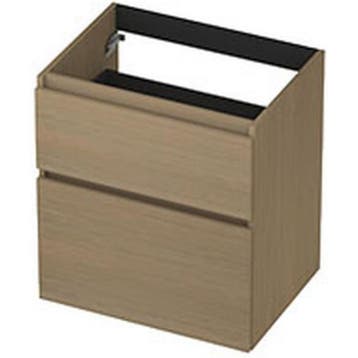 INK - Onderkast 2 Laden Greeploos met Houten Keerlijst, Ophalen of Verzenden, Nieuw