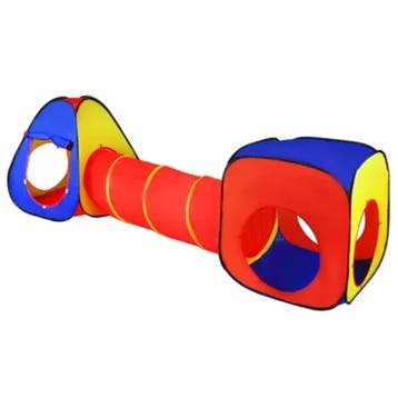 Kruzzel 3-in-1 Kinderentent: Tipi, Tunnel & Speelhuis - M..., Ophalen of Verzenden, Nieuw