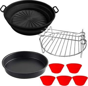 Bakset 4-delig airfryer | retourdeal 50% korting, Ophalen of Verzenden, Nieuw