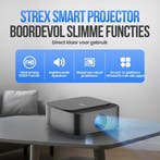 2dekans | Strex Beamer - Smart 1080P Full HD Projector - 4K, Audio, Tv en Foto, Beamers, Ophalen of Verzenden, Zo goed als nieuw