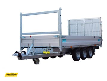 TwinTrailer TR 402 x 192cm 3500 kg TridaX® -, Auto diversen, Aanhangers en Bagagewagens, Ophalen of Verzenden, Nieuw