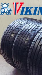 2x 195 55 R16 VIKING 5 a 5.5mm €45 P.S GEMONTEERD EN AL, Auto-onderdelen, Banden en Velgen, Ophalen, Gebruikt, 16 inch, Band(en)