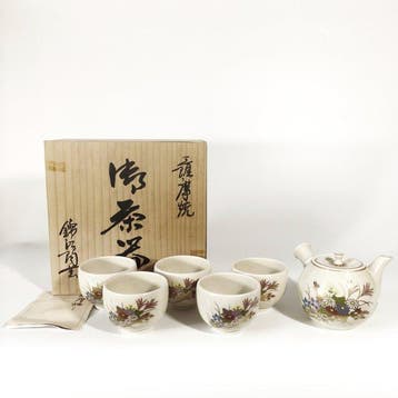 Satsuma Ware () - Kink Tgei (Tonbo-en) - Set