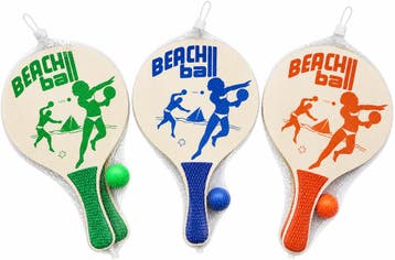 Beachball Set Naturel | Summer Fun - Buitenspeelgoed, Verzenden, Nieuw