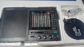Sony - ICF-7601L / 12-Band Portable Wereldradio, Nieuw