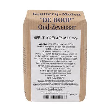 Molen de Hoop Spelt Koekjesmix 500g, Verzenden, Nieuw
