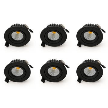 Bundel | 6x LED Inbouwspot | VARDA | 6W, Huis en Inrichting, Ophalen of Verzenden, Nieuw, Plafondspot of Wandspot, Led