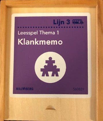 Lijn 3  Leesspel Thema 1 Klank memo, Verzenden, Nieuw