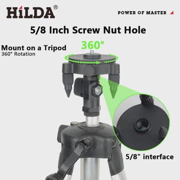 HILDA Laser Waterpas Accessoires: Roterende Statiefbasis & B, Verzenden, Nieuw