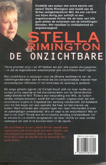 De onzichtbare 9789026983825 Stella Rimington, Verzenden, Gelezen, Stella Rimington