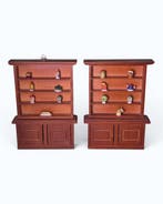 Editions Atlas - Kast (2) - Hout - Miniatuur Wandkasten