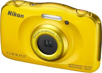 Nikon Coolpix S32 Waterdichte Digitale Compact Camera - Geel, Verzenden, Nieuw