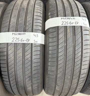 2x 225-60-17 Michelin Zomer 2x 4.5mm €50 Per Band 225 60 17, Auto-onderdelen, Banden en Velgen, Ophalen, Gebruikt, 17 inch, Band(en)