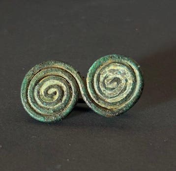 Bronstijd Brons Fibula, kleine brilhandleiding - 3.1 cm