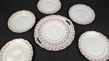 KPM - Tafelservies voor 6 (7) - Met de hand geschilderd -
