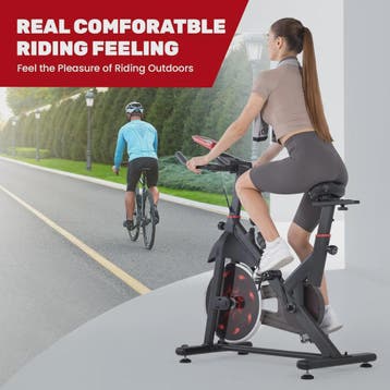 Stationaire Hometrainer met Magneetrem & 10kg Vliegwiel - LC, Sport en Fitness, Fitnessapparatuur, Verzenden, Nieuw