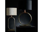 Light & Living Liva - Tafellamp - Goud - 30x13x37cm, Huis en Inrichting, Lampen | Tafellampen, Verzenden, Nieuw
