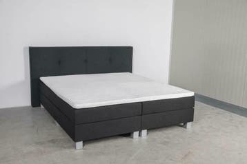 *UITVERKOOP* Boxspring Bravo - 140x200 - Detroit Light Beige, Huis en Inrichting, Slaapkamer | Boxsprings, 200 cm, Nieuw, Tweepersoons