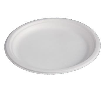 Borden | Composteerbaar Bagasse | 50 Stuks | Ø179mm Fiesta, Verzenden, Nieuw in verpakking