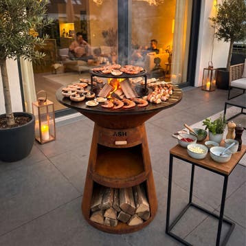 ASH Freya Plancha BBQ Cortenstaal, Verzenden, Nieuw