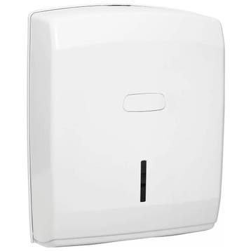Handdoekdispenser | WHITE LOTUS | Kunststof | Z-Fold Papier, Zakelijke goederen, Horeca | Keukenapparatuur, Verzenden, Nieuw in verpakking