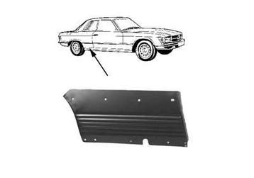 Zijplaat rechts slc | Mercedes w107, Ophalen of Verzenden, Nieuw