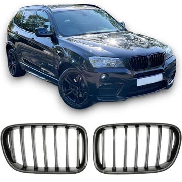 Grille glans zwart geschikt voor BMW X3 F25 | 2010-2014