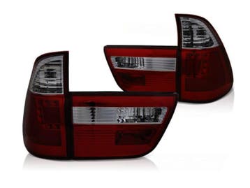 LED bar achterlicht units Red Smoke geschikt voor BMW X5, Verzenden, Nieuw, BMW